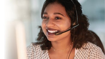 medical care professional on phone