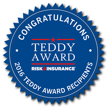 2016 Risk & Insurance Teddy Award
    seal